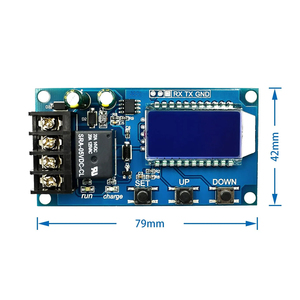 Módulo controlador de carga de batería de almacenamiento Solar de plomo-ácido de 6-60V 10A, placa de protección, cargador, interruptor de tiempo, capacidad de batería - Product Image 3