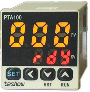 Teshow PTA100 24 Volt dijital geri sayım LED zamanlayıcı programlanabilir 48x48mm plastik gecikme zamanlayıcı CE onaylı OEM ve ODM destekler - Product Image 1