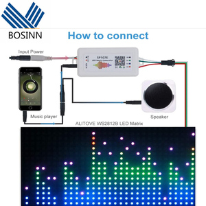WS2812B WS2811 WS2801 СВЕТОДИОДНЫЙ Контроллер Wi-Fi iOS Android App SP108E для SK6812 цифровой адресуемый RGB светодиодные пиксельные полосы - Product Image 3