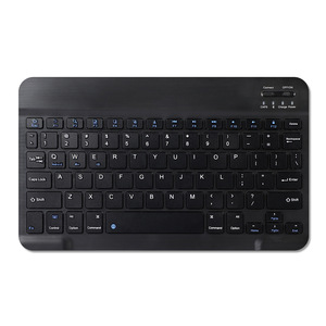 Mini teclado portátil súper Delgado recargable de 10 pulgadas inalámbrico BT operación de membrana azul para Android Tablet PC y iPad