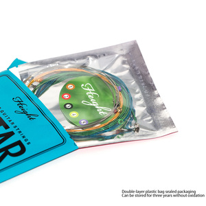 RX15-<strong>C</strong> Electric Guitar <strong>Strings</strong> Colorful Silver-Plated Winding Multifil Nylon Core Anti-Rust Musical Instrument Accessories - Product Image 6