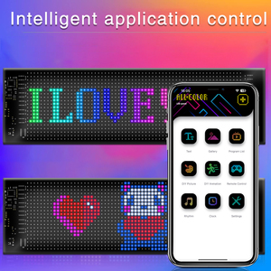 RGB intelligentes digitales flexibles Led-Display programmierbares Scrollen mit App-Fernsteuerung Werbebotschaft LED-Schild hellschild
