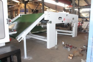 Neuer Zustand Automatische thermische Verklebung Watte Produktions linie Cross Lapper Vlies filz faser herstellungs maschinen mit Getriebe - Product Image 6
