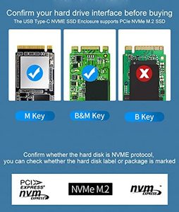 ขายร้อน 1TB/2TB NVME SATA Clone M.2 SSD สถานีเชื่อมต่อ USB 3.1 ประเภท C 10Gbps ภายนอก SSD Dock M Key B + M รองรับ HDD - Product Image 5