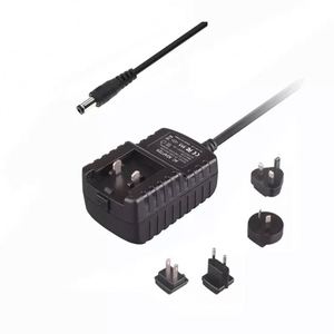 12v 4a 15v 3a 3.2a 24v 2a美国欧盟英国AU KC PSE可互换插头电源适配器可拆卸交流dc适配器，带UL ETL FCC CE UKCA - Product Image 1