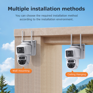 Garantía de calidad 6MP Lente dual Dual View 4G Cámara solar Seguridad de red Cámara DE SEGURIDAD impermeable para exteriores para seguridad en el hogar - Product Image 3