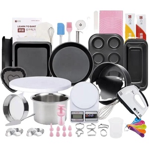 <strong>Baking</strong> Kit for Beginners Cake Molds Full Oven Kit for <strong>Baking</strong> Set Pizza Pans Small - Product Image 1
