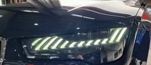 שדרוג מלא <span class=keywords><strong>LED</strong></span> 2023 בסגנון RS7 פנס ראש עם הכנס והפעל דינמי עבור פנס ראש אודי A7 2011-2018