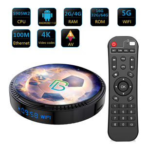 BOXPUT BP2 amlogic S905W2 android 11 tv kutusu 4k HD 2.1 2.4G 5G çift Wifi USB 2.0 BT 100M Lan HD OTA en iyi android tv kutusu hk1 rbox - Product Image 2