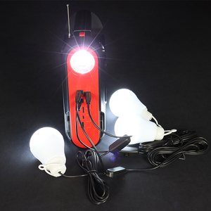 野营灯调频收音机portatil完整离网太阳能套件，带锂电池太阳能套件 - Product Image 4