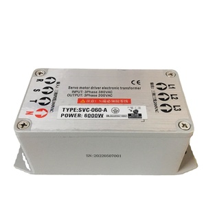 Ingresso trasformatore elettronico 3 fasi 380VAC uscita 200V potenza 6KW SVC 060A Servo trasformatore per macchina CNC - Product Image 2