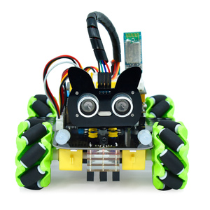 Keyestuum vari stile fai da te Mini carro armato Robot Smart BT STEM educativo 4WD Mecanum Kit per auto Robot per Arduino - Product Image 5