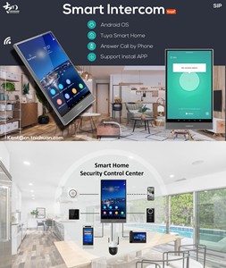 Android 10 Smart Home Control Panel 8 Inch Tuya Smartlife <strong>Video</strong> <strong>Intercom</strong> Mobile Phone Remote Call App Control Unlock - Product Image 2