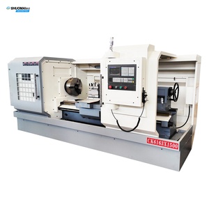 Máquina de torno horizontal CNC, 1500mm de longitud, procesamiento de metal, CK6163x1500, precio
