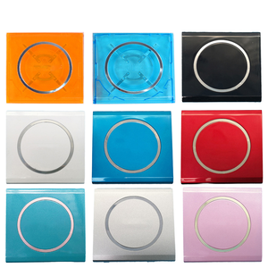 Gümüş yüzük yedek PSP 2000 konsolu plastik UMD kapı kapak oyun aksesuarları ile arka kapak kabuk PSP 3000 için - Product Image 2