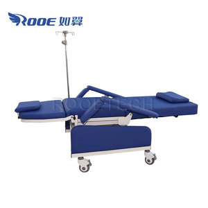 BXD100B โรงพยาบาลไฟฟ้าปรับทางการแพทย์ Phlebotomy เลือดบริจาคฟอกไตเก้าอี้ - Product Image 2