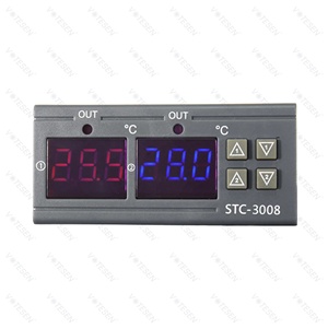 STC 3008, de temperatura Digital controlador de interruptor termostato con Sensor Dual NTC ajustable Control de temperatura - Product Image 6