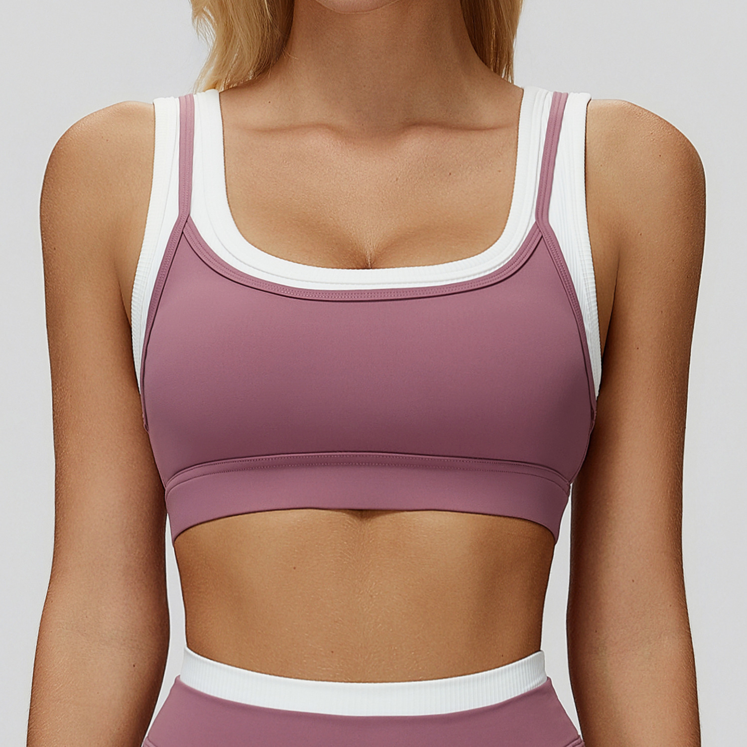Purple bra
