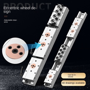 Guía lineal de doble eje de alta precisión SGR SGB, rodillo deslizante para carpintería, riel deslizante, bloque de rodamiento de núcleo de nueva condición - Product Image 4