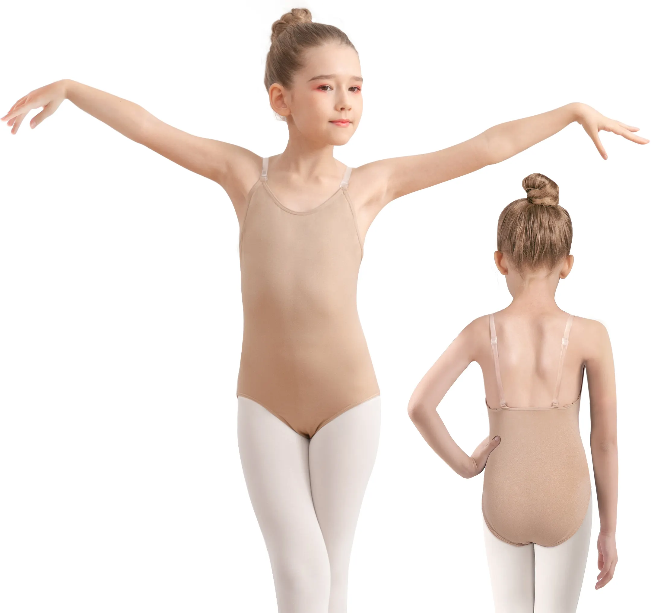 Atacado Crianças Meninas Estilo Simples Ballet Dance Training Underwear Para Treinamento De Ginástica Rítmica