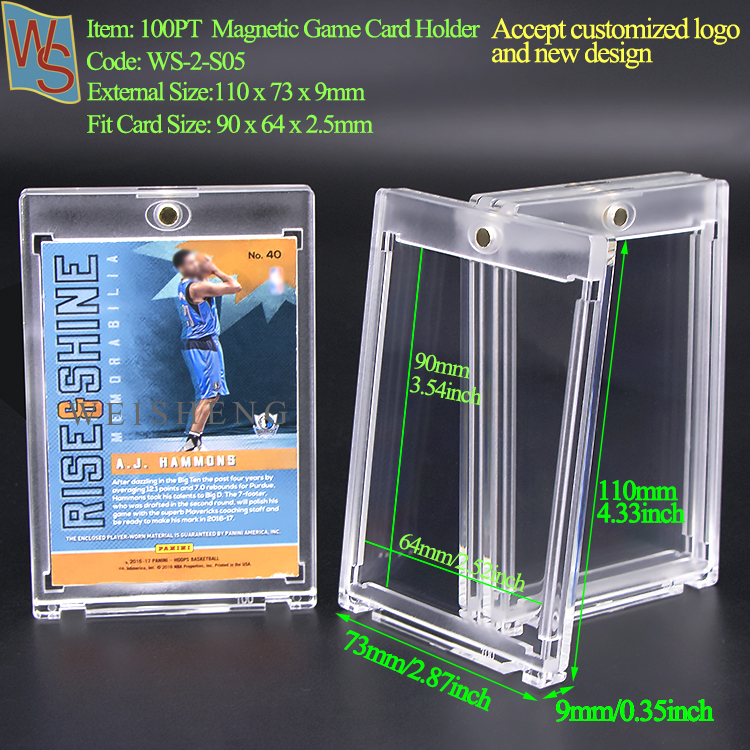 S05 100PT Magnetic Card slab