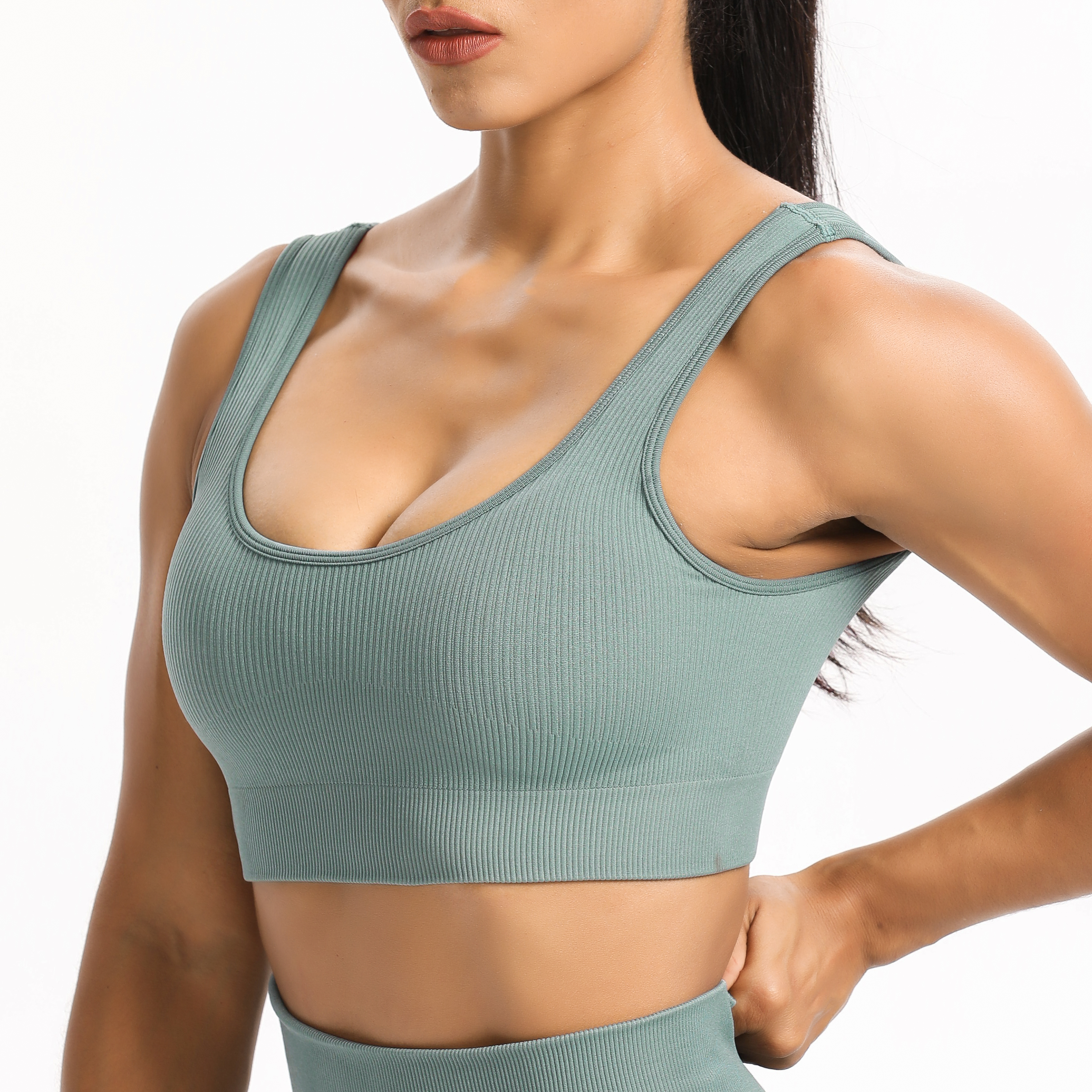 Soutien-gorge bleu brouillard