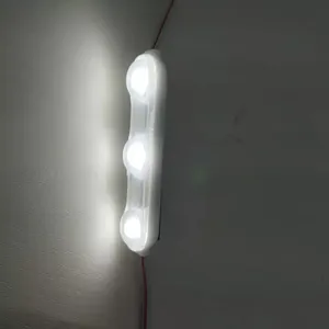 ไฟ LED 3โมดูลไฟ LED 12V24V DC 1.5W 20ชิ้นต่อสตริงสำหรับโฆษณา Lightbox ไฟ LED โมดูล LED