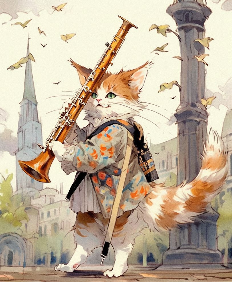 46606 musique chat-trois