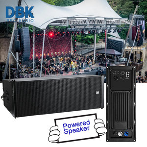 مكبر صوت داخلي/خارجي مزدوج 12 بوصة صفيف خط مكبر صوت خشبي خزانة مزدوجة 12 بوصة يعمل بنظام مكبر صوت LA - Product Image 1