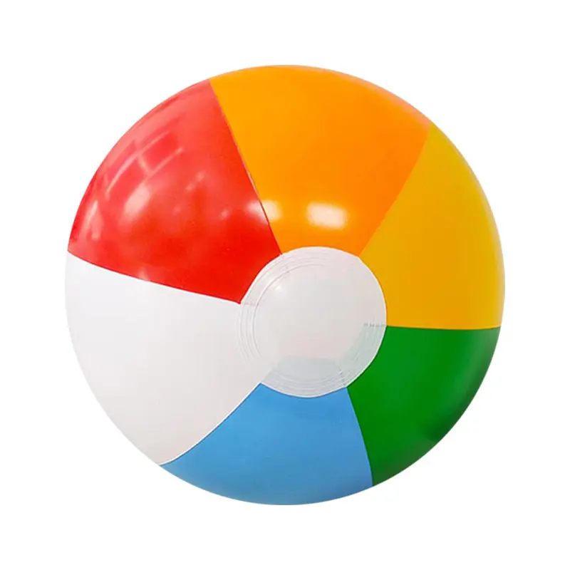 Logo personalizzato di alta qualità Eco Friendly PVC colorato per bambini palla da spiaggia giocattolo gonfiabile palla da spiaggia per il bambino