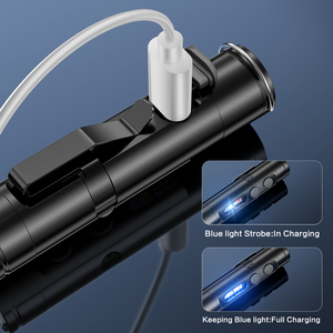 Waiord giáng sinh hộp <span class=keywords><strong>mini</strong></span> IP65 <span class=keywords><strong>LED</strong></span> Nhôm cơ thể có thể sạc lại <span class=keywords><strong>Torch</strong></span> đèn pin với USB sạc cửa sổ ngắt sử dụng khẩn cấp - Product Image 4