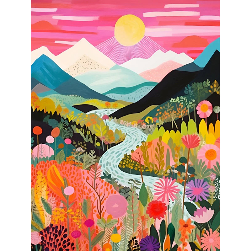 Paysage coloré 11