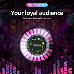 Özel Logo aromaterapi difüzör araba difüzör kokulu lamba 24 LEDs RGB araba LED işıkları Usb difüzör araba hava spreyi - Product Image 4