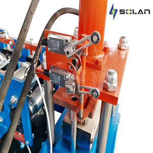 Tự động màn trập tấm cửa cuộn hình thành máy thép giá tốt cho Ấn Độ cửa làm gạch máy móc lõi động cơ PLC bơm - Product Image 5