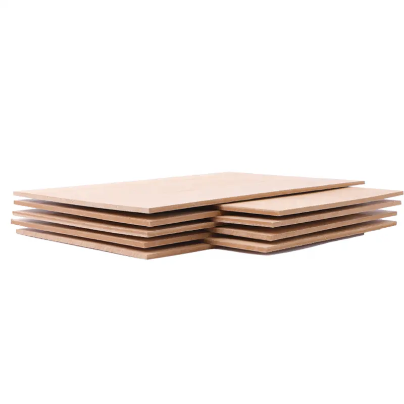 Factory Price High Quality 18mm Fibreboards Melamine MDF Board For Furniture