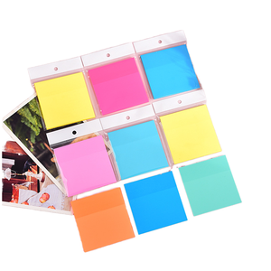 Pegatina de PET transparente personalizada, Bloc de notas adhesivas, Bloc de notas transparente de colores fluorescentes, planificador, accesorio de planificador personalizable - Product Image 1