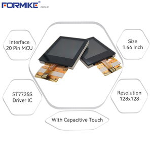 Disponibile schermo modulo LCD TFT da 1.44 pollici 128x128 MCU modulo LCD da 1.4 pollici a 20pin con pannello a sfioramento - Product Image 6