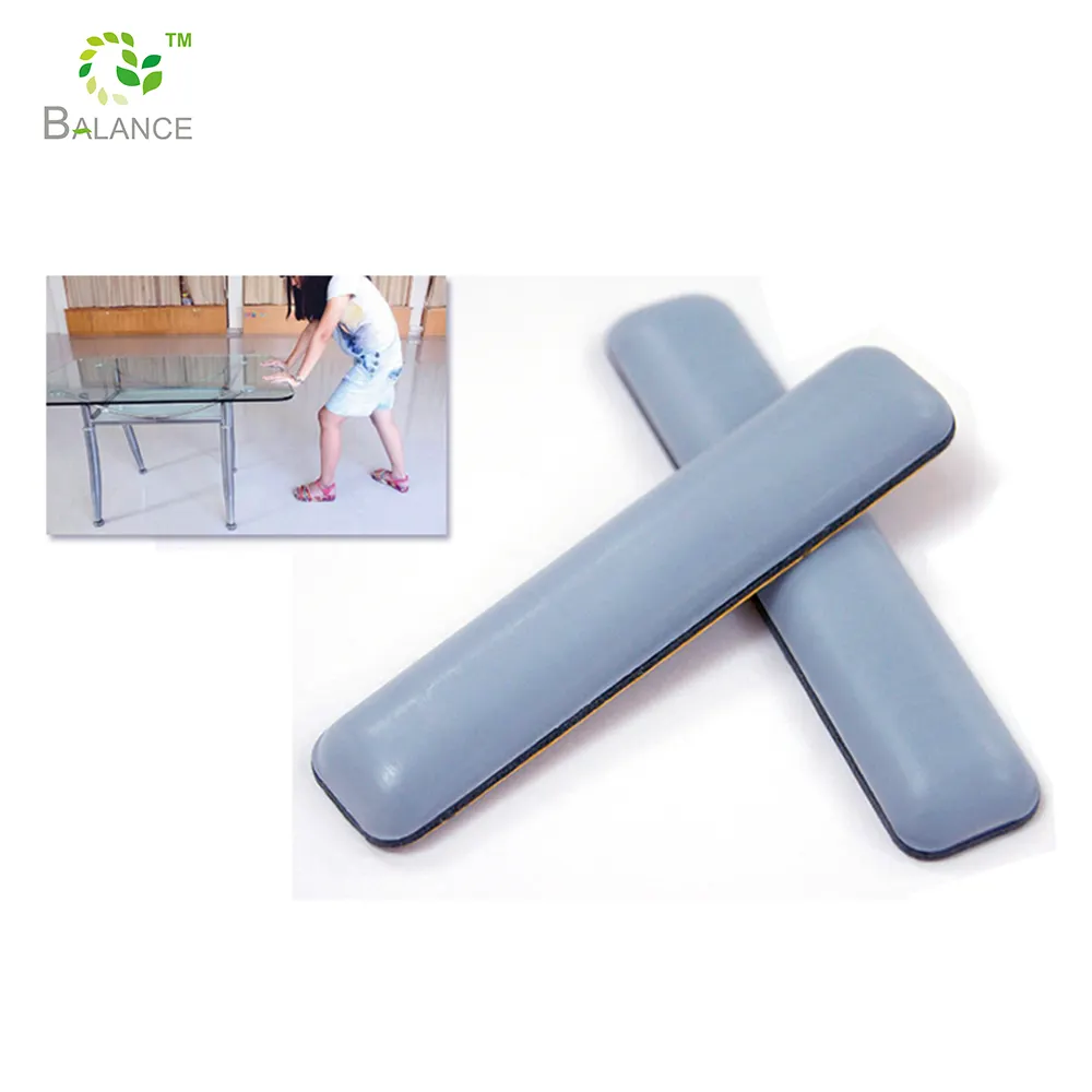 Almofadas deslizantes móveis fortes, adesivo móveis almofadas de movimento para proteção de piso