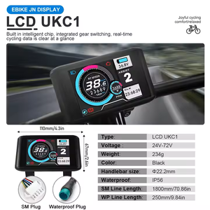 All'ingrosso parti di biciclette elettriche HOSH M5 bicicletta elettrica con Display LCD 48V e Controller motore 36V Kit di conversione ruote - Product Image 4