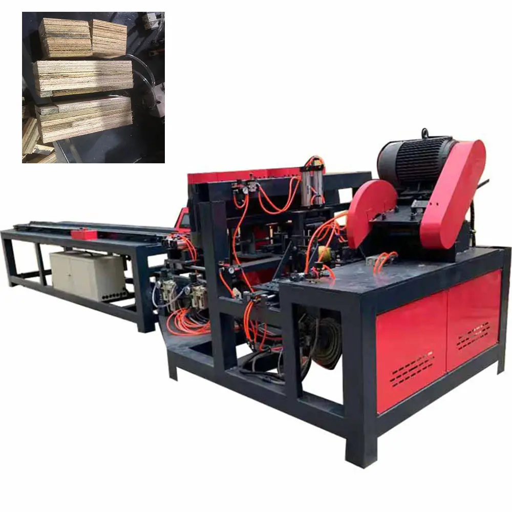 Large horizontal wood pallet foot pier machine Automatic CNC multi-layer board nailing cutting machine