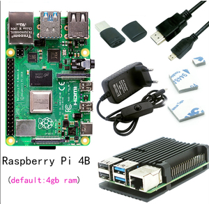Original Raspberry Pi 4 Modell B 2GB 4GB 8GB RAM-Kit mit Ladegerät - Product Image 1