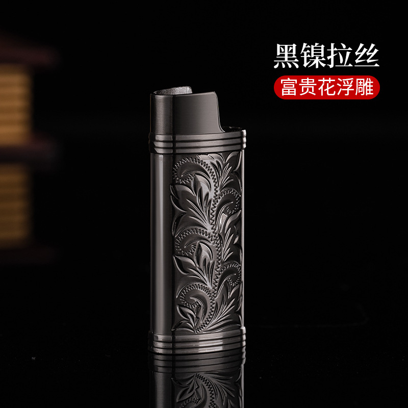 J3 fleur de richesse nickel noir brossé