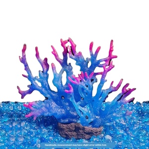 New Style Sea View Iron Branch Fish Tank Landscaping Coral Rockery <strong>Shell</strong> Simulation Custom Volume for Water Tank Decorations - Product Image 1