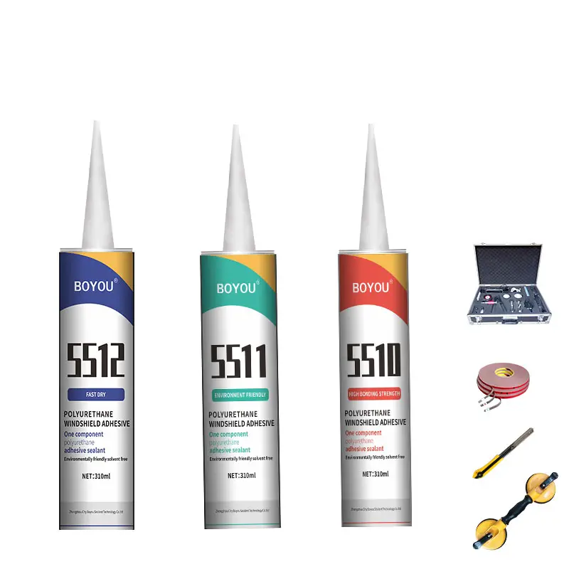 Kính tự động kính chắn gió đường may Sealer PU ô tô xe buýt Polyurethane kính chắn gió Sealant