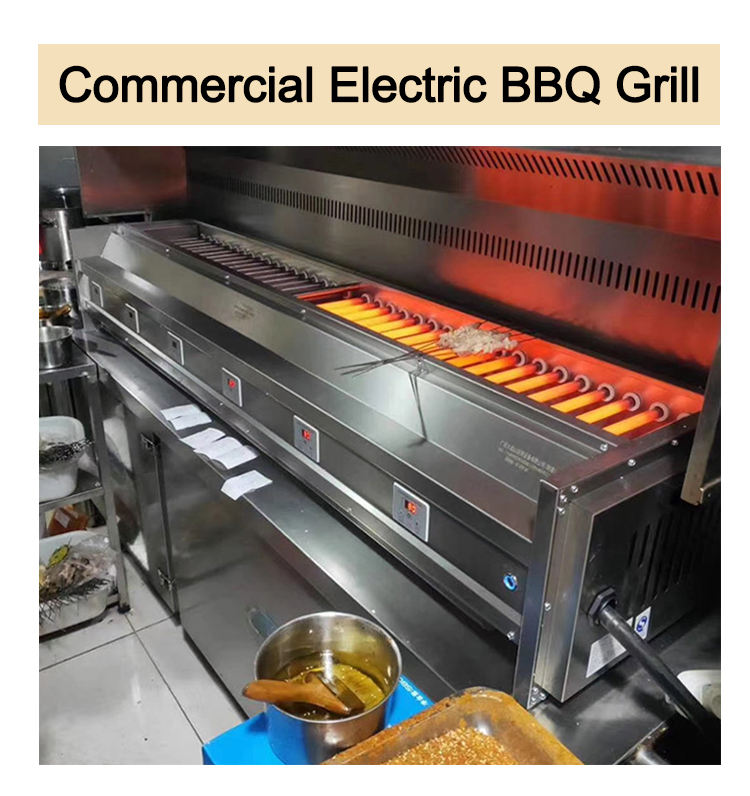 Professional X7-3 Electric Barbecue Grill for Commercial Use for BBQ Store  for Sale