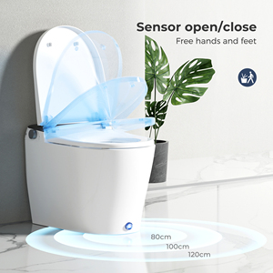 VANCOCO Distribution Smart Toilet <strong>Bidet</strong> with Auto Lid Opening Closing Built-in <strong>Bidet</strong> Instant Heated Seat - Product Image 1