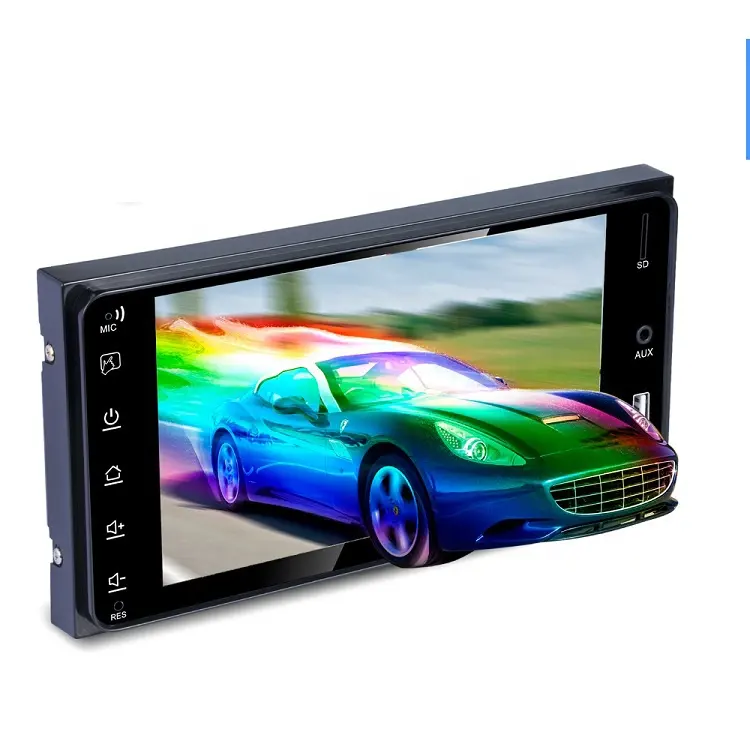 Radio con GPS para coche, reproductor multimedia con Android, 2 Din, pantalla táctil, MP5, Audio estéreo, para Toyota RAV4 COROLLA