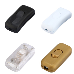 Interruttore a bilanciere elettrico a pulsante singolo a singolo palo 2A - Product Image 1