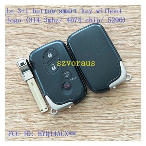 กุญแจรีโมทอัจฉริยะสำหรับรถยนต์ Lexus 3 + 1ปุ่มกดรีโมทอัจฉริยะ (314.3MHz/5290) - Product Image 2