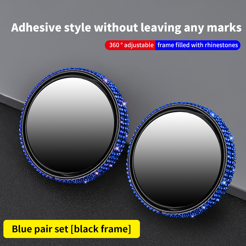 Bleu avec cadre noir